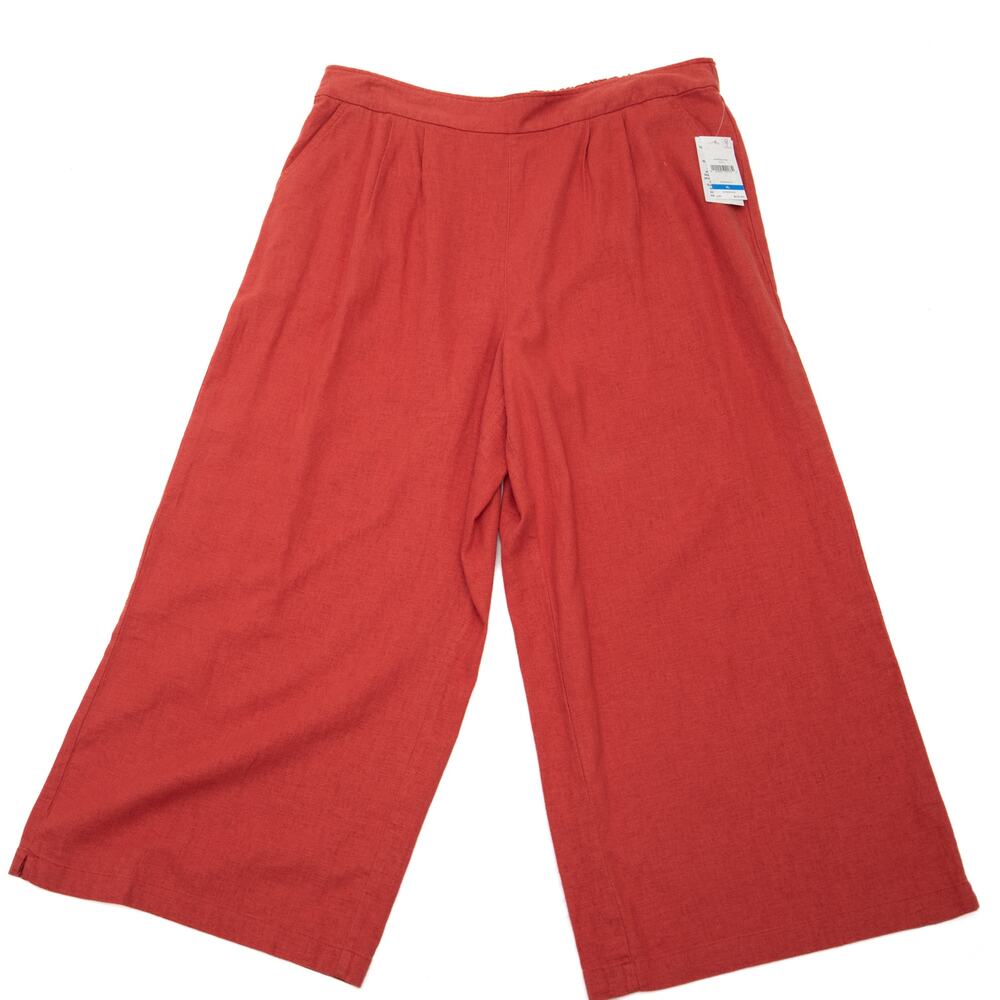 Anne Klein Terracotta Ellie Wide Leg Pull-On Pants Size XL - Picture 5 of 9